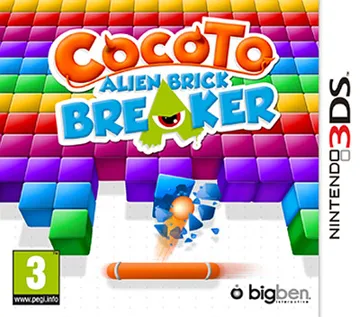 Cocoto - Alien Brick Breaker (Europe) (En,Fr,De,Es,It,Nl,Pt,Sv,No,Da,Fi) box cover front